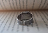 Silver ring with playing cards design, adjustable rings, unisex jewellery