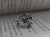 Cross Adjustable Ring