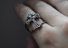 Cross Adjustable Ring