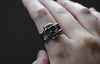 Gothic Skull Adjustable Ring