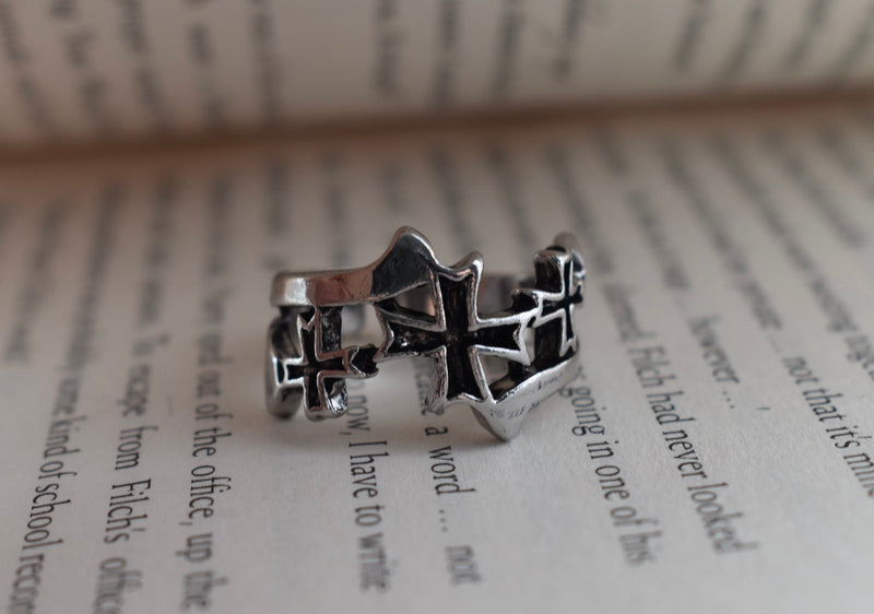 Multiple Cross Adjustable Ring