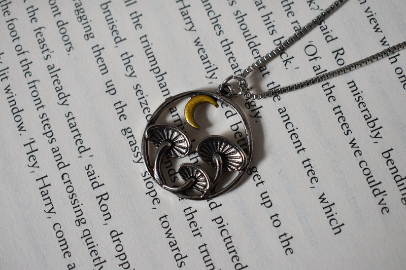 Mushroom Pendant Necklaces