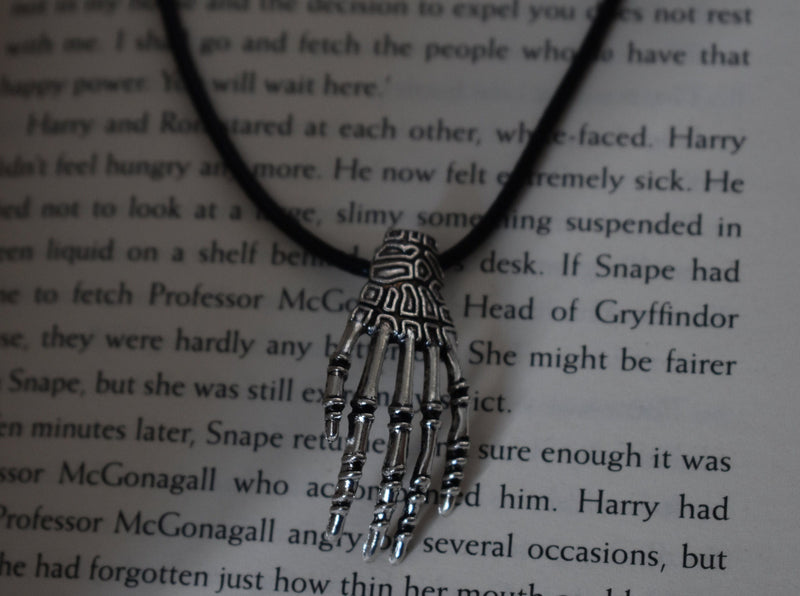 Skeleton Hand Pendant Necklace