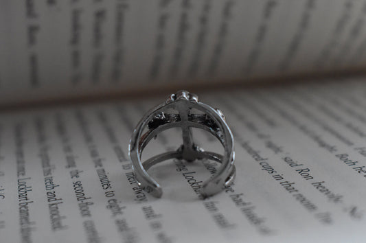 Cross Adjustable Ring