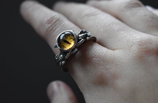 Dragon eye Adjustable Ring
