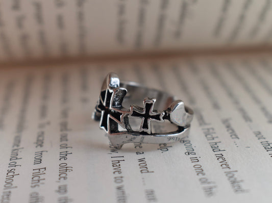 Multiple Cross Adjustable Ring