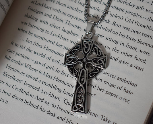 Celtic Cross Pendant Necklace