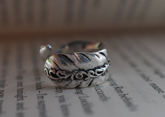 Feather Adjustable Ring