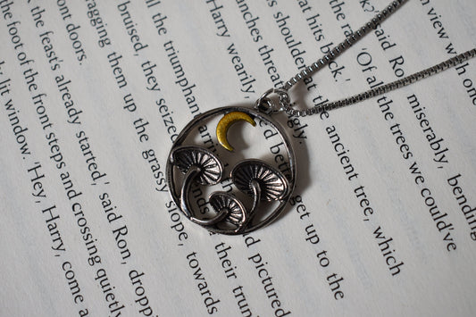 Mushroom Pendant Necklaces