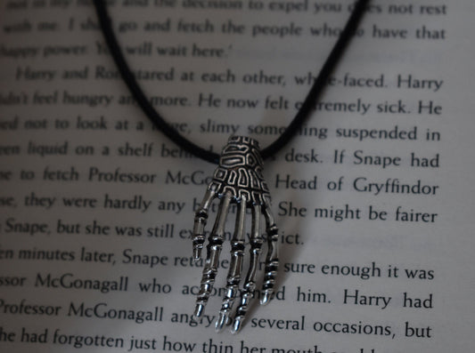 Skeleton Hand Pendant Necklace